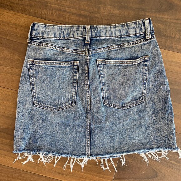 Wild Fable Acid Wash Jean Skirt - Size S - Picture 3 of 6